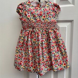 Iris & Ivy Toddler 2 piece Floral Smocked Dress Size 24M